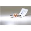 Image 1 : 45) PLATINUM FANCY COLOURED BROWN DIAMOND RING