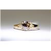 Image 2 : 37) 10 KARAT YELLOW GOLD  DIAMOND RING