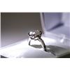 Image 2 : 6)  10 KARAT WHITE GOLD FANCY CUT DIAMOND RING