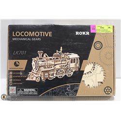 SEALED ROKR LOCOMOTIVE MECHANICAL GEARS 3D WOODEN
