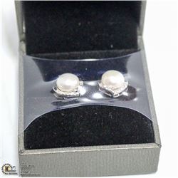 SET OF FRESH WATER PEARL EARRINGS