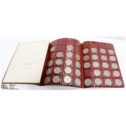 INCOMPLETE CANADIAN NICKEL FOLDER