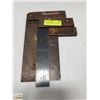 Image 1 : 3 VINTAGE CARPENTER SQUARES