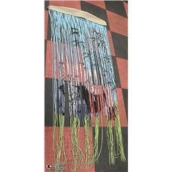 NEW BEADED CURTAIN / WALL HANGING WITH 2 PANDAS &