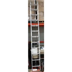 WERNER 24' ALUMINUM EXTENSION LADDER