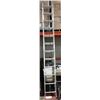Image 1 : WERNER 24' ALUMINUM EXTENSION LADDER