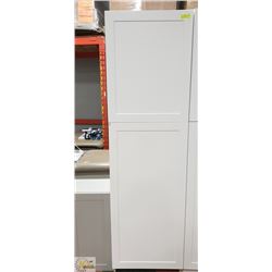 OFF WHITE 2 DOOR PANTRY CABINET 84"X24"X24