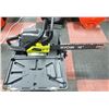 Image 1 : NEW RYOBI 18" 38CC CHAIN SAW IN CASE