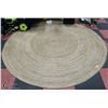 Image 1 : BRAIDED RUG 96" DIAMETER