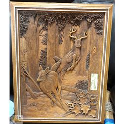 DEER CARVING PICTURE KIM MURRAY