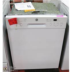 GE 24" WHITE BUILT-IN FRONT CONTROL DISHWASHER