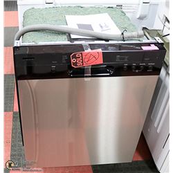 GE 24" BLACK BUILT-IN FRONT CONTROL DISHWASHER