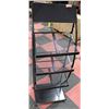 Image 1 : METAL DISPLAY RACK ON WHEELS 19 X 12 X 53