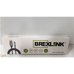 BREXLINK 2PK USBC TO USBA