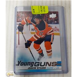 OILERS JOAKIM NYGARD YOUNG GUNS ROOKIE CARD