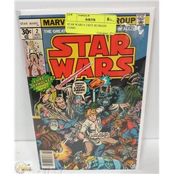 STAR WARS # 2 KEY HI GRADE COMIC