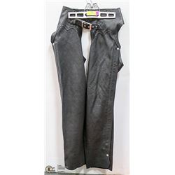 BRISTOL BLACK LEATHER CHAPS