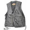 Image 1 : HARLEY DAVIDSON BLACK LEATHER VEST XL