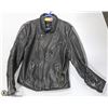 Image 1 : BLACK LEATHER JACKET SIZE 42 MEMPHIS TENNESSEE