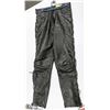 Image 1 : BLACK HEAVY LEATHER RIDING PANTS 42 GERMANY