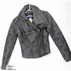 BUFFALO BLACK LEATHER JACKET XSMALL