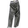 Image 1 : DANIER BLACK LEATHER PANTS SIZE 28