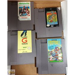 LOT OF 4 ORIGINAL NINTENDO NES GAMES