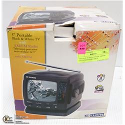 VINTAGE IN BOX CURTIS AM/FM/ TELEVISION PORTABLE