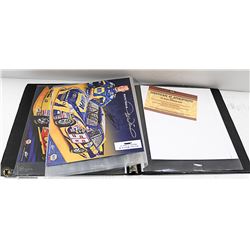 5 SIGNED 8X10 NASCAR PHOTOS W/ COA