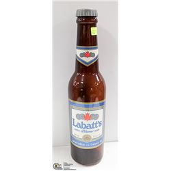 70'S LABATT'S BOTTLE COIN BANK LARGE