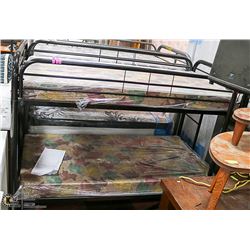 NEW BLACK SINGLE SIZE BUNK BED ON CHOICE