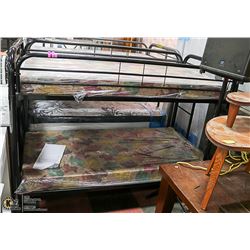 NEW BLACK SINGLE SIZE BUNK BED ON CHOICE