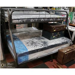 NEW GREY SINGLE SIZE BUNK BED ON CHOICE