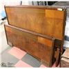 Image 1 : VINTAGE HEADBOARD AND FOOTBOARD 56" WIDE