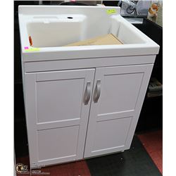 GLACIER BAY ABS SINK AND LAUNDRY CABINET