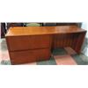 Image 1 : DESK WITH DRAWERS AND KEYS. 71" X 20" X 30".