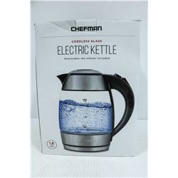 CHEFMAN 1.8 L CORDLESS KETTLE W/ TEA INFUSER