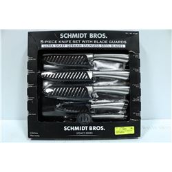 SCHMIDT BROS. 5 PC GERMAN ST. STEEL KNIFE SET