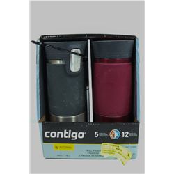 CONTIGO SPILL-PROOF 2 PACK CONTAINERS