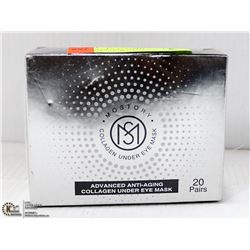 BOX OF COLLAGEN UNDER EYE MASK 20 PAIRS, REDUCES