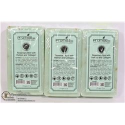 3 BARS OF PROMISE CBD ROSEMARY MINT WITH