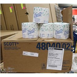CASE OF SCOTT BRAND 2 PLY TISSUE PAPER 40 ROLLS