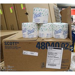 CASE OF SCOTT BRAND 2 PLY TISSUE PAPER 40 ROLLS