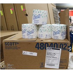 CASE OF SCOTT BRAND 2 PLY TISSUE PAPER 40 ROLLS