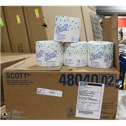 CASE OF SCOTT BRAND 2 PLY TISSUE PAPER 40 ROLLS