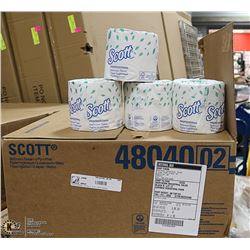 CASE OF SCOTT BRAND 2 PLY TISSUE PAPER 40 ROLLS
