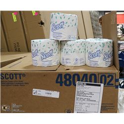 CASE OF SCOTT BRAND 2 PLY TISSUE PAPER 40 ROLLS