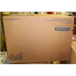 CASE WITH 16 BOXES OF SCOTT SINGLE FOLD TOWELS