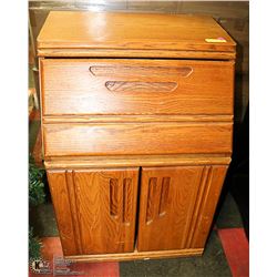 WOODEN CABINET 29 X 19 X 35