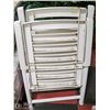 Image 1 : LOT OF 2 PLASTIC FOLDING CHAIRS